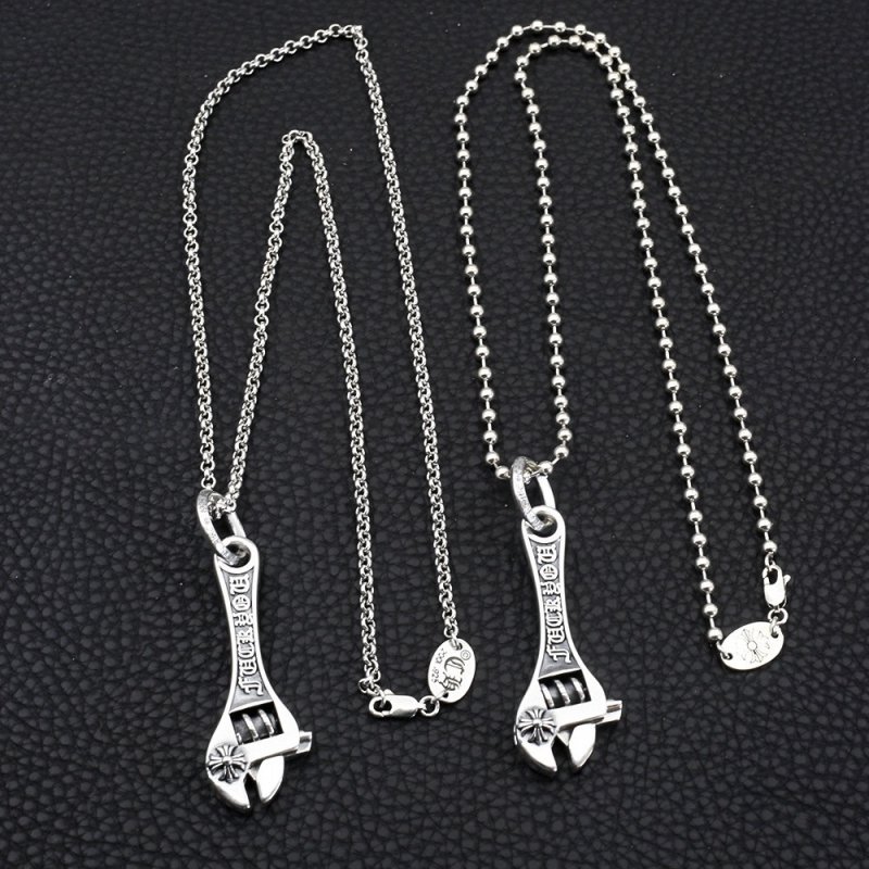 Chrome Hearts Wrench Pendant Necklace Silver view
