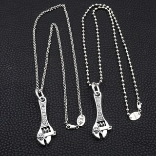 Chrome Hearts Wrench Pendant Necklace Silver view 8