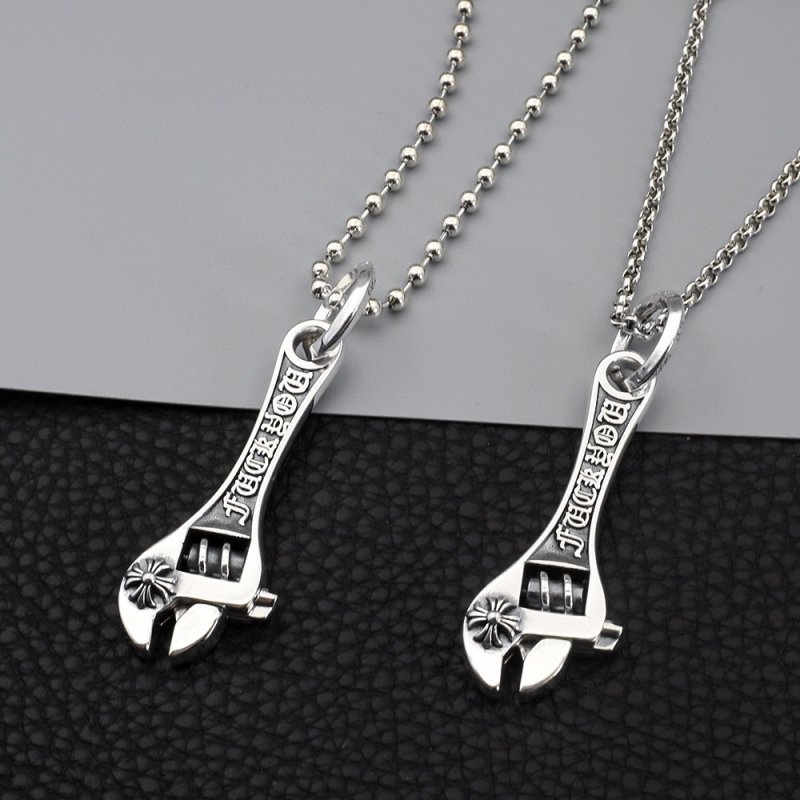 Chrome Hearts Wrench Pendant Necklace Silver view