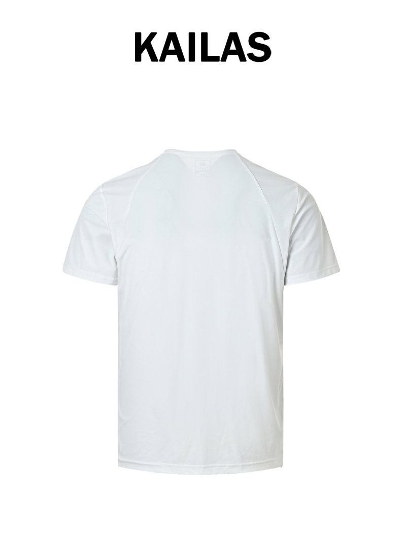 White Short Sleeve T-Shirt with Embroidered Logo view