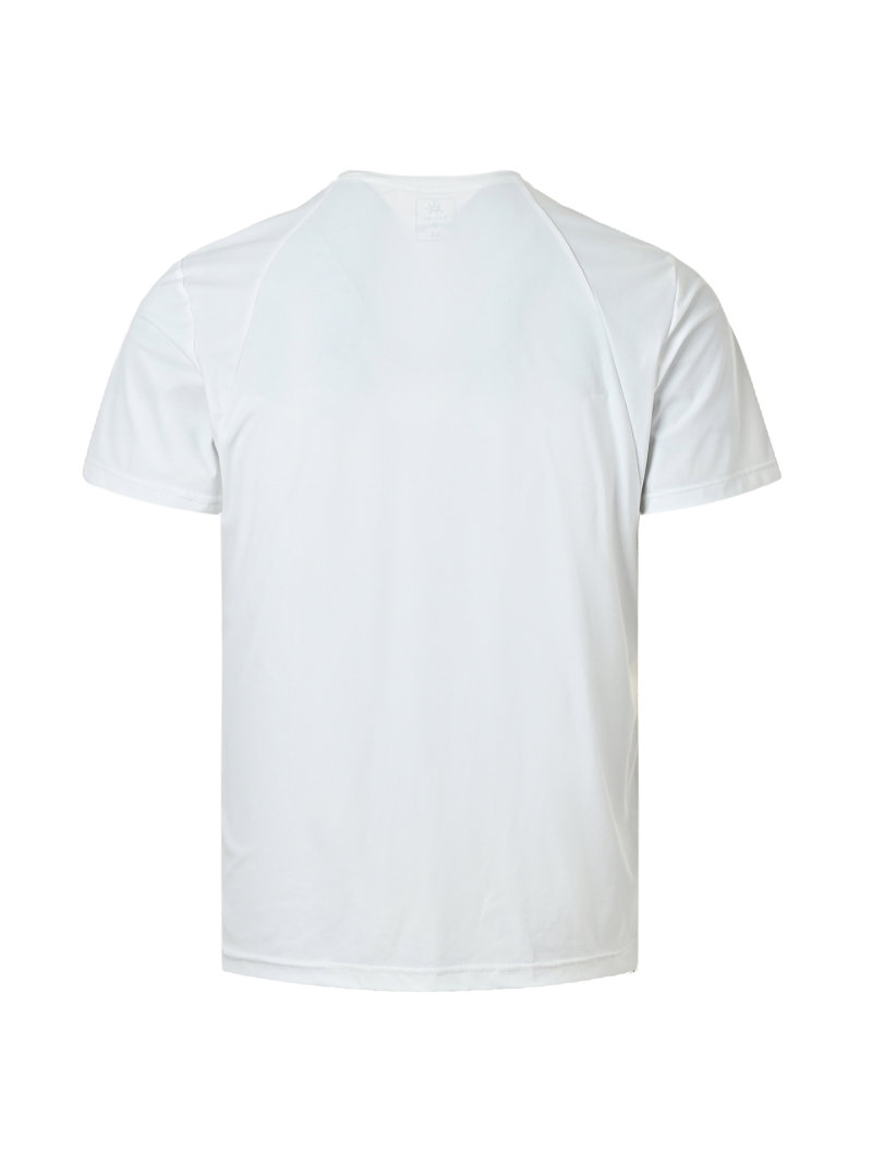White Short Sleeve T-Shirt with Embroidered Logo view
