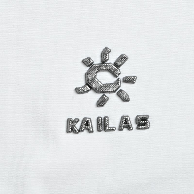 White Short Sleeve T-Shirt with Embroidered Logo view