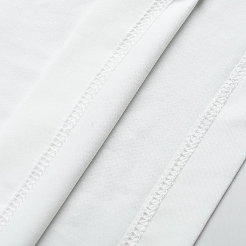White Short Sleeve T-Shirt with Embroidered Logo view
