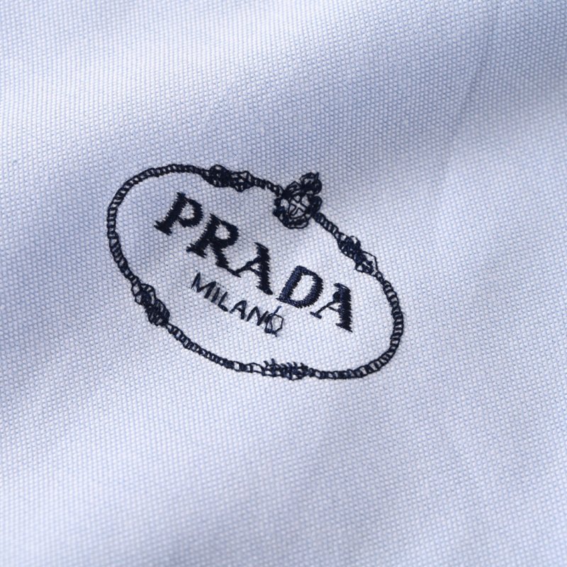 Light Blue Oxford Button-Up Casual Shirt view