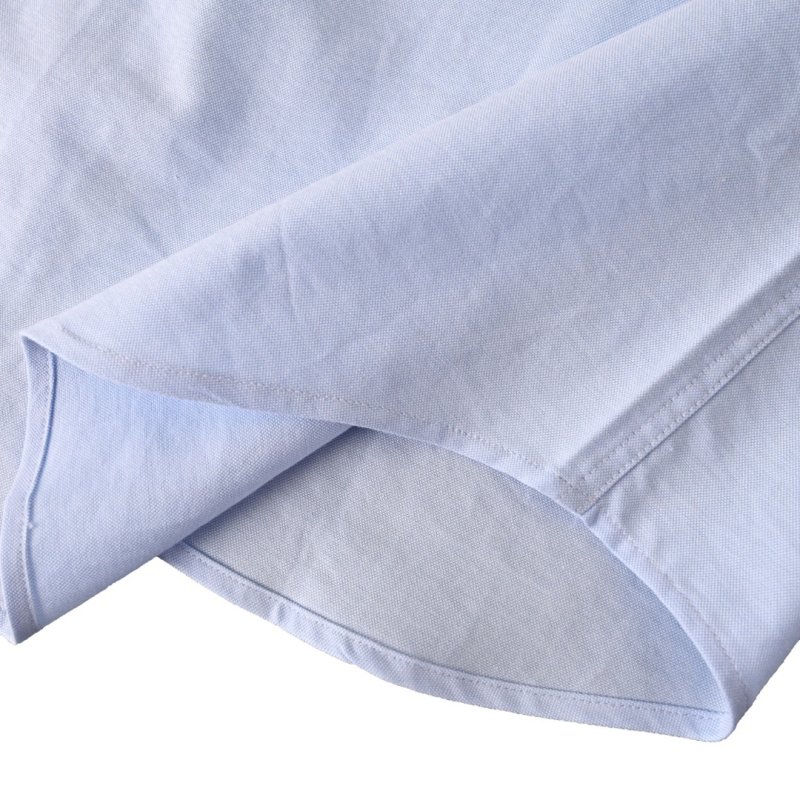 Light Blue Oxford Button-Up Casual Shirt view