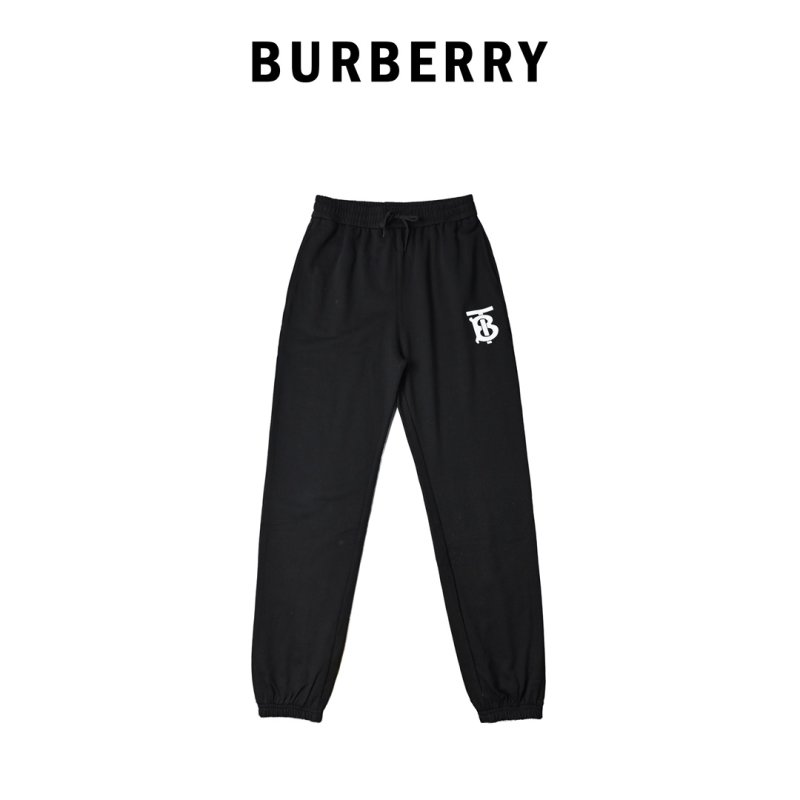 Burberry Black Logo Jogger Pants view