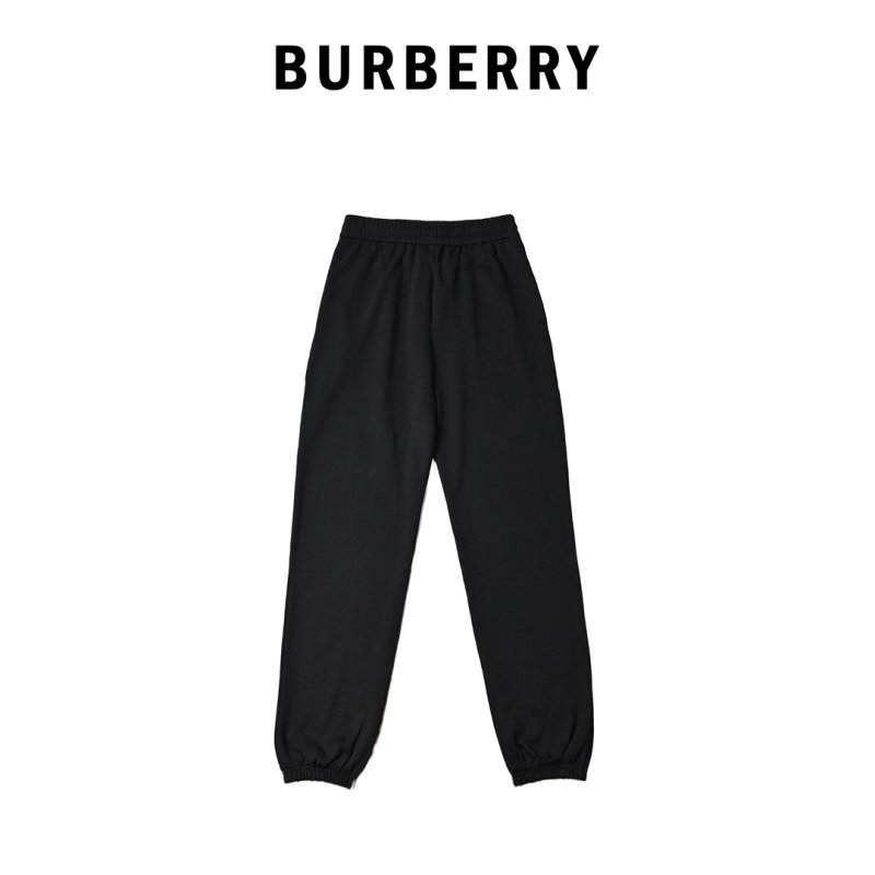 Burberry Black Logo Jogger Pants view