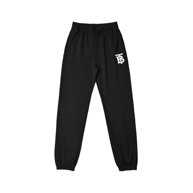 Burberry Black Logo Jogger Pants view