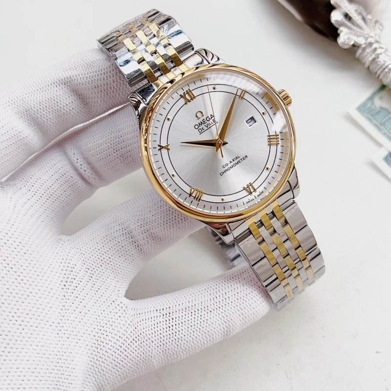 Omega De Ville Automatic Two-Tone Steel Watch 41mm