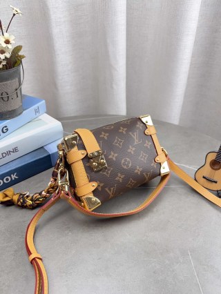 Louis Vuitton Monogram Mini Box Bag with Shoulder Strap view 2