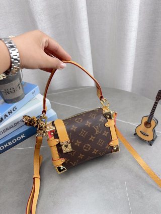 Louis Vuitton Monogram Mini Box Bag with Shoulder Strap view 4