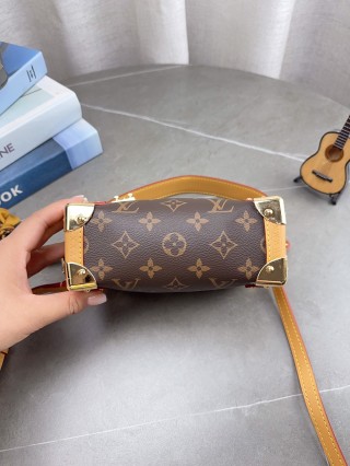 Louis Vuitton Monogram Mini Box Bag with Shoulder Strap view 8