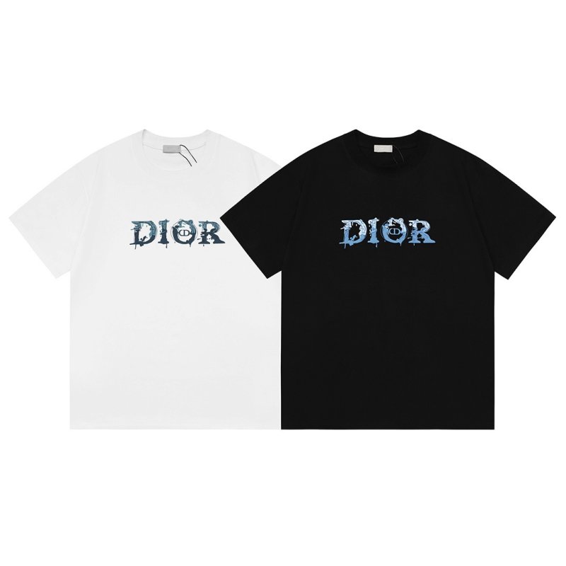 Dior Logo Short Sleeve T-Shirt White view