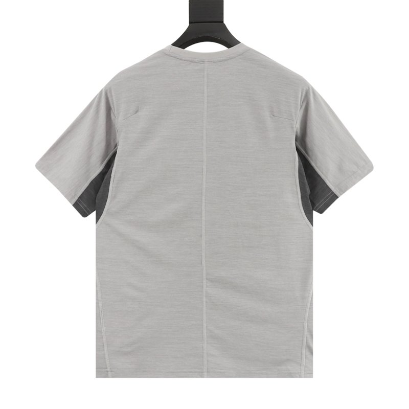 Essentials Grey Crew Neck Short Sleeve T-Shirt view