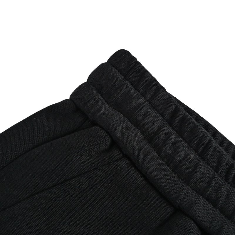 Fendi Black Drawstring Shorts with Logo Print view