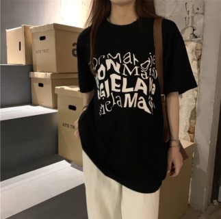 Essentials Black Graphic Print Short Sleeve T-Shirt view 4