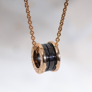 Bulgari B.ZERO1 Rock Gold & Black Pendant Necklace