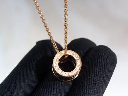 Bulgari B.ZERO1 Rock Gold & Black Pendant Necklace view 2