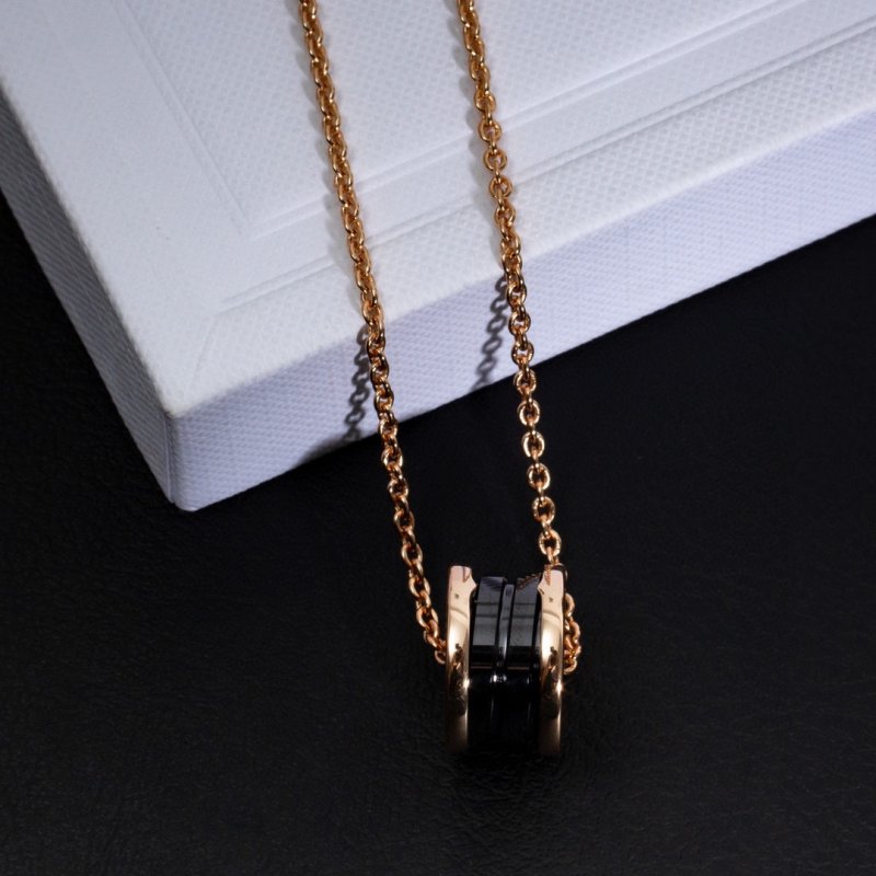Bulgari B.ZERO1 Rock Gold & Black Pendant Necklace view