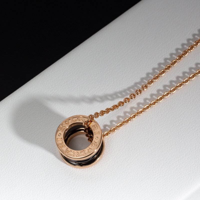 Bulgari B.ZERO1 Rock Gold & Black Pendant Necklace view