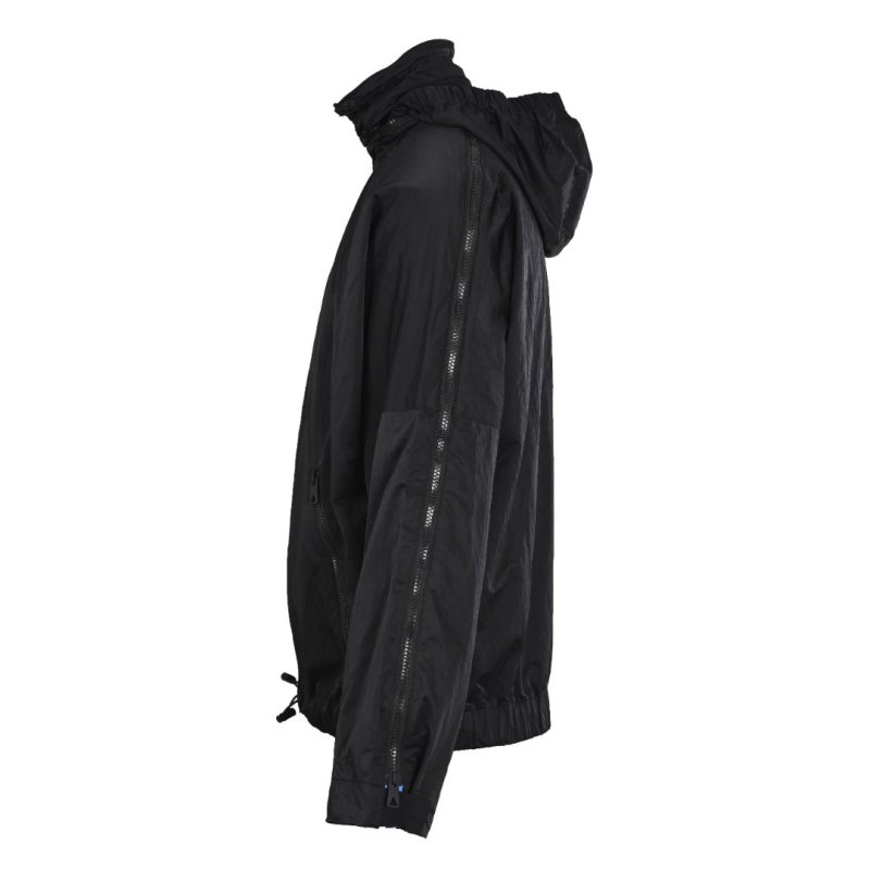 Bottega Veneta Navy Nylon Hooded Jacket view