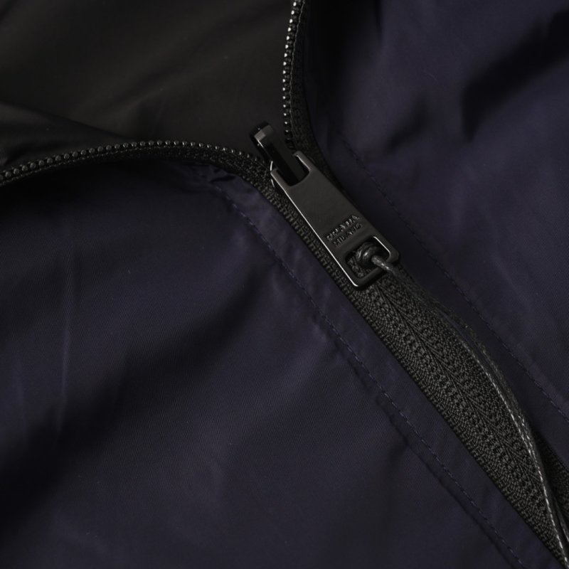 Navy Puffer Jacket - Lightweight Water-Resistant Coat view