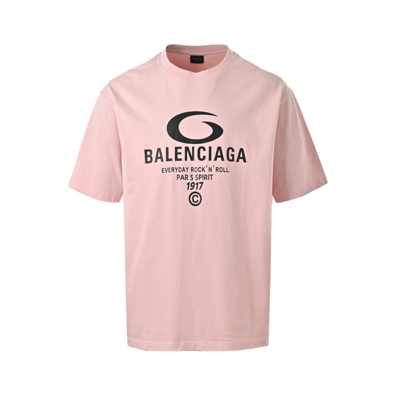 Balenciaga Everyday Rock n Roll Pink T-Shirt view