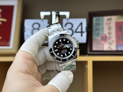Rolex Submariner Black Dial Steel Watch