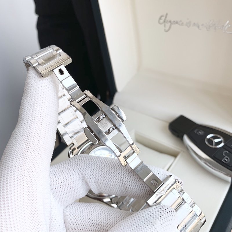 Longines Master Collection Moon Phase Silver Steel Watch view