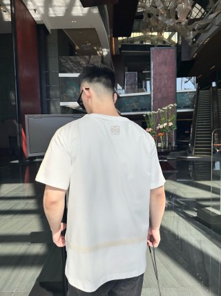 Essentials White Short-Sleeve T-Shirt with Chest Stripe view 8