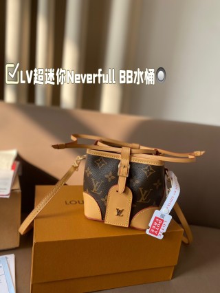 Louis Vuitton Neverfull BB Monogram Canvas Shoulder Bag view 2