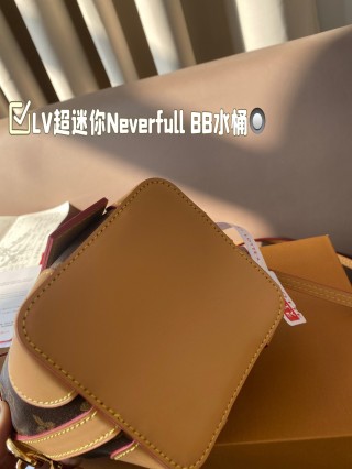 Louis Vuitton Neverfull BB Monogram Canvas Shoulder Bag view 5