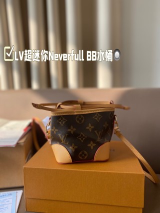 Louis Vuitton Neverfull BB Monogram Canvas Shoulder Bag view 6