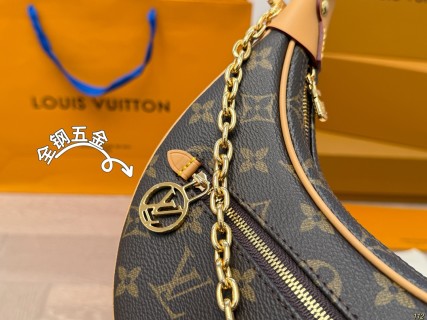 Louis Vuitton Loop Monogram Moon Crescent Shoulder Bag view 4