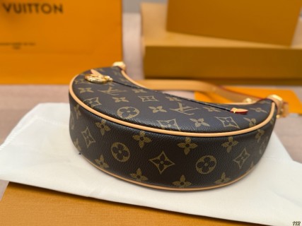 Louis Vuitton Loop Monogram Moon Crescent Shoulder Bag view 6