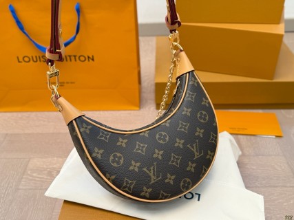 Louis Vuitton Loop Monogram Moon Crescent Shoulder Bag view 7