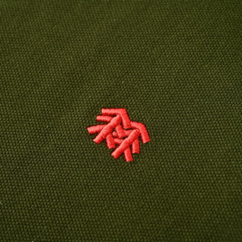Burberry Forest Green Zip Polo Shirt view