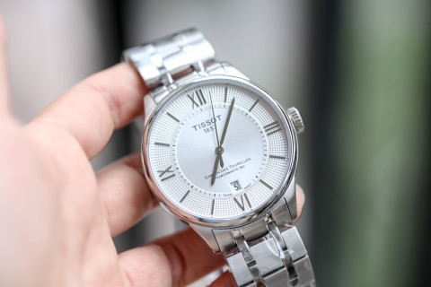 Tissot T-Classic Automatic Mechanical Watch 42mm Silver view 2