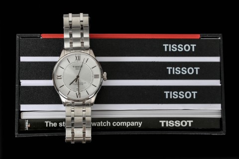Tissot T-Classic Automatic Mechanical Watch 42mm Silver view 6