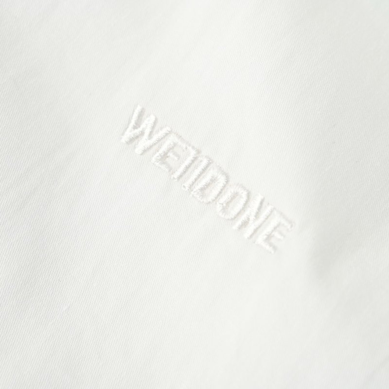 Pastel Gradient Logo Print Oversized Shirt White view