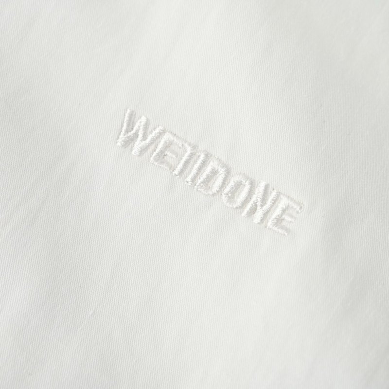 Pastel Gradient Logo Print Oversized Shirt White view
