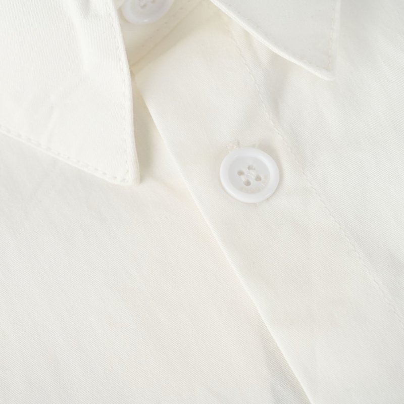 Pastel Gradient Logo Print Oversized Shirt White view