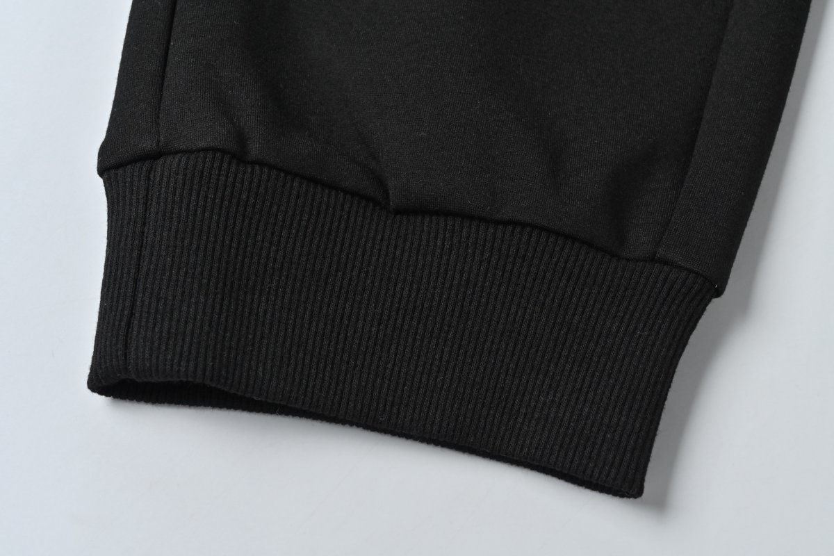 Black Drawstring Jogger Pants view