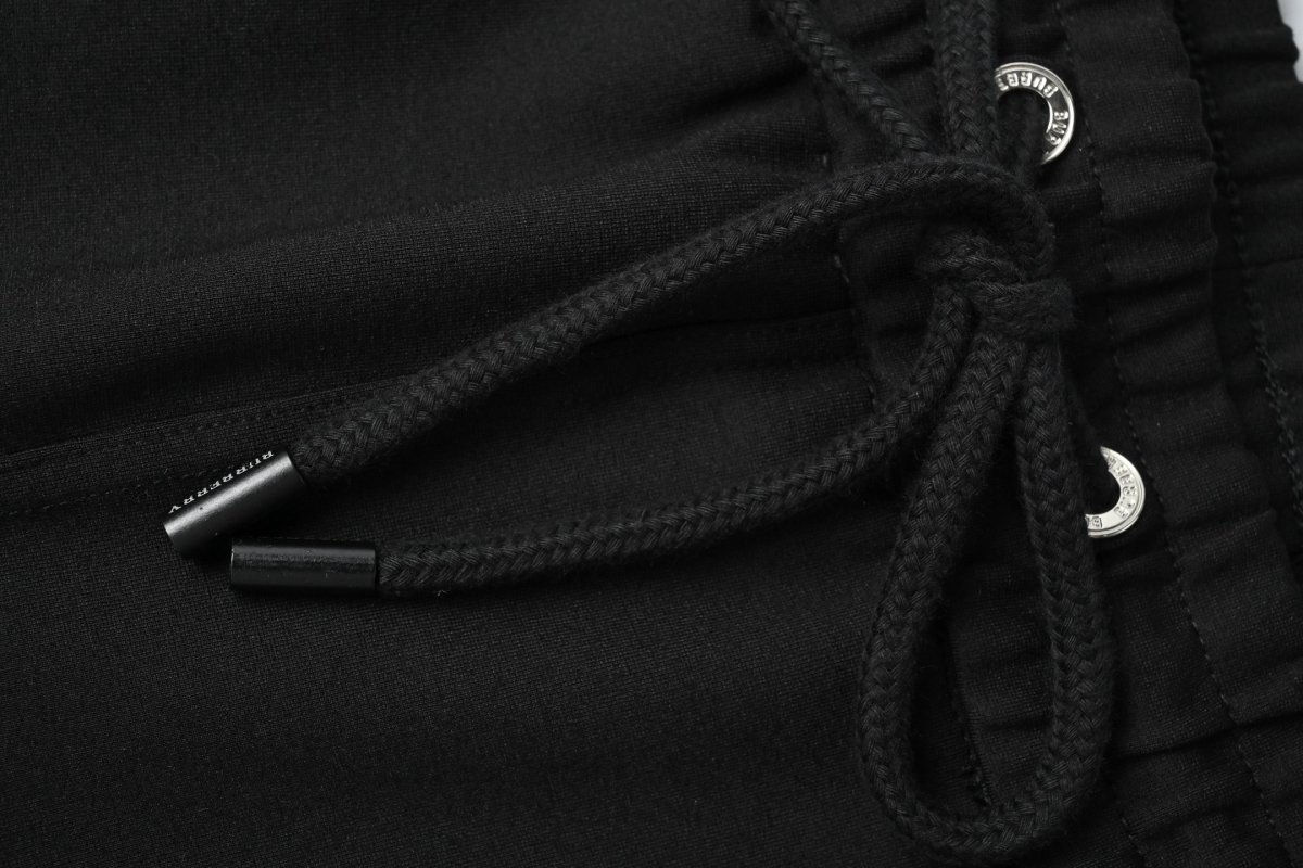 Black Drawstring Jogger Pants view