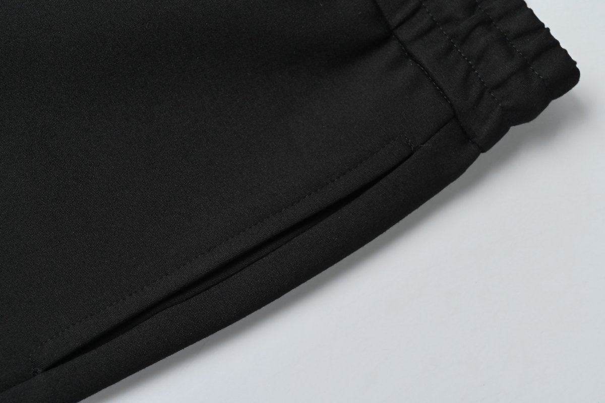 Black Drawstring Jogger Pants view