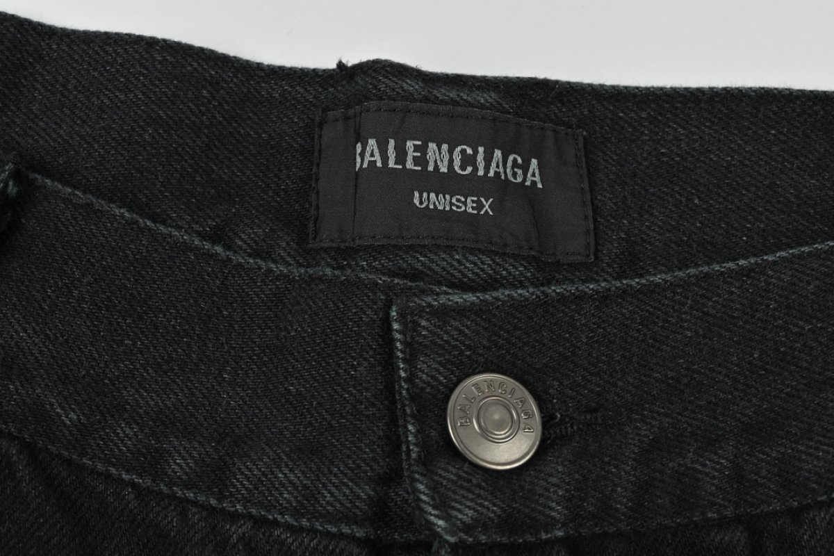 Black Wide-Leg Flare Trousers view