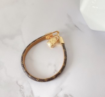 Louis Vuitton Palm Springs Monogram Canvas Bracelet view 6
