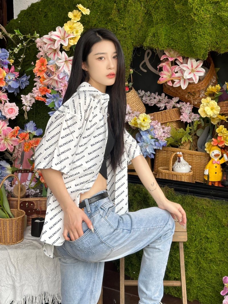Premium Light Wash Straight-Leg Jeans view
