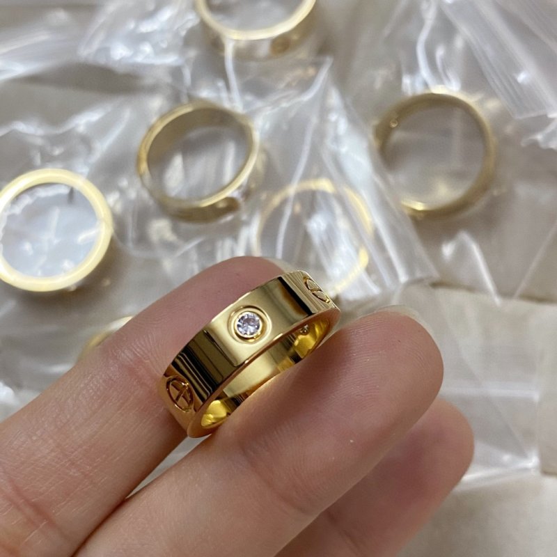 Cartier LOVE Ring Yellow Gold with Diamond - CNC Edition