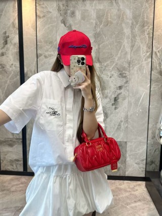 White Embroidered Pocket Shirt view 5